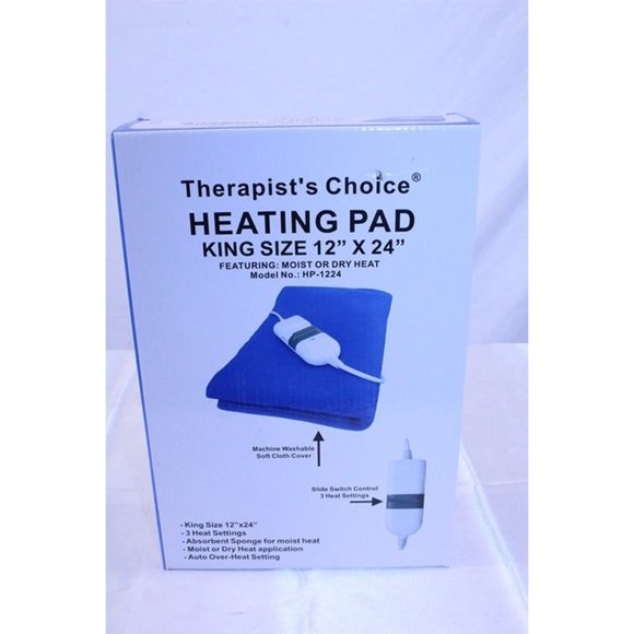 Other Electric Heating Pad 12 X 24 Moist Or Dry Heat 3 Heat Settings